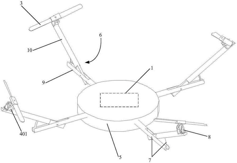 Multi-rotor-wing unmanned plane