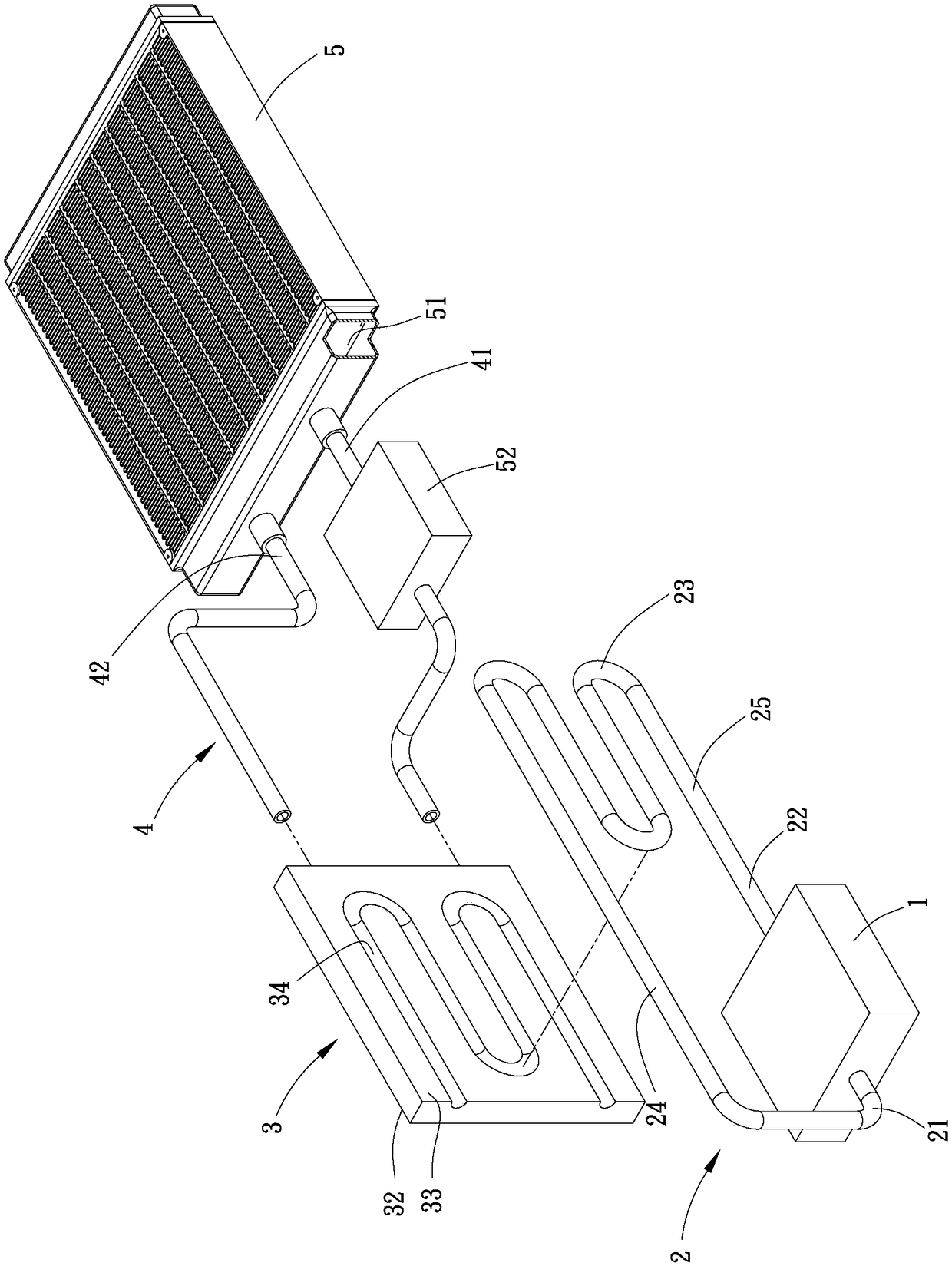 Vapor-liquid phase flow heat transfer module