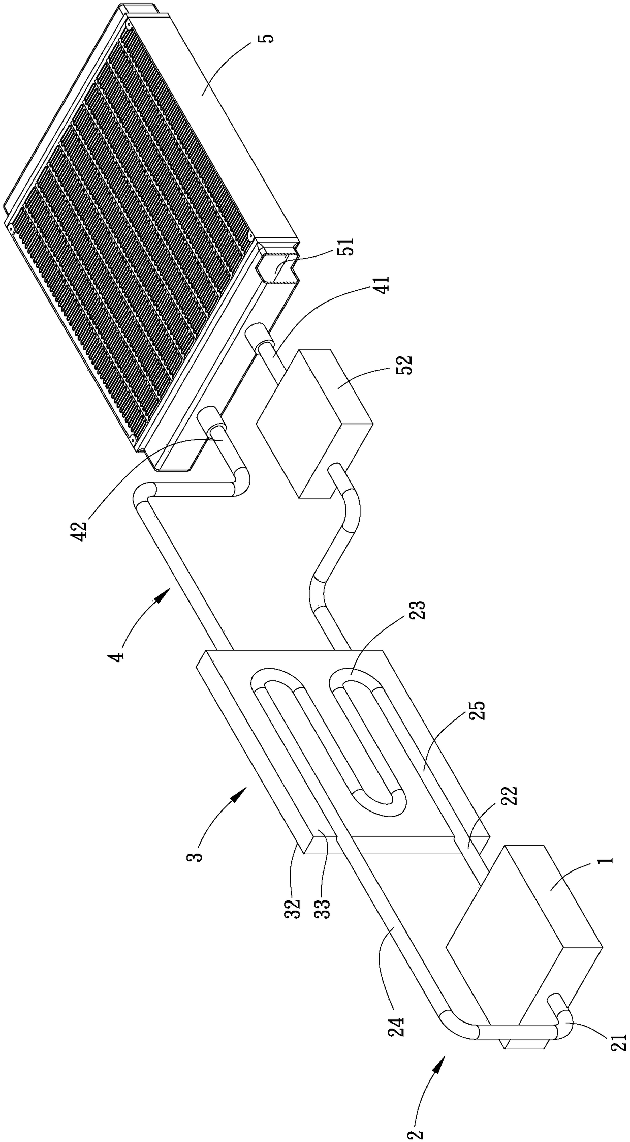 Vapor-liquid phase flow heat transfer module