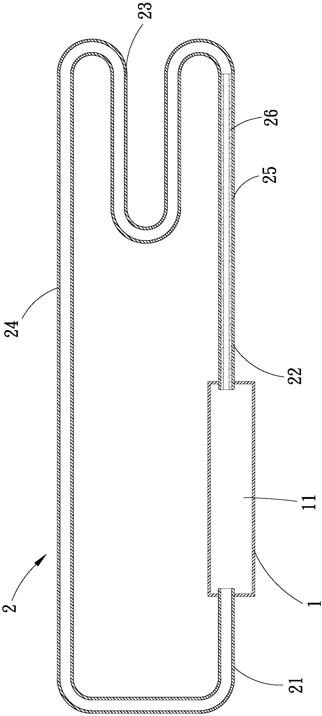 Vapor-liquid phase flow heat transfer module