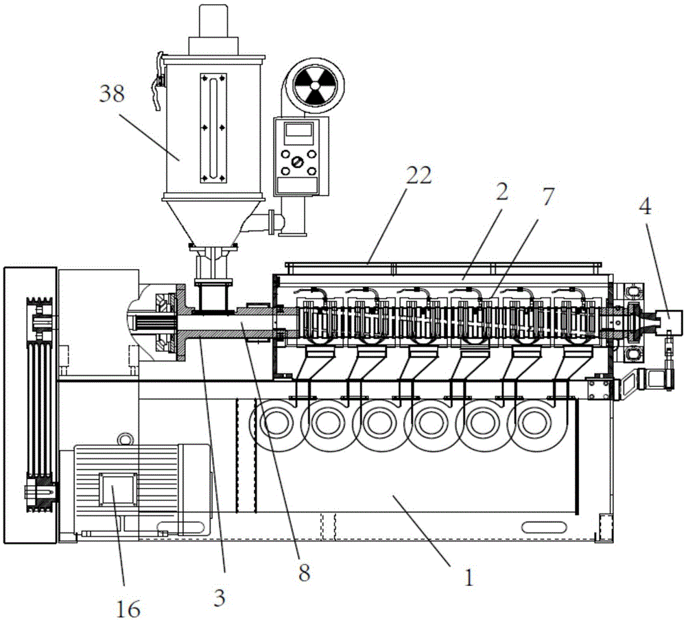 Novel efficient energy-saving low smoke zero halogen extruder