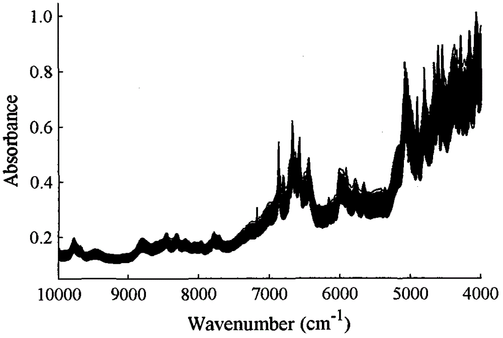 Method for quickly detecting tablet weight of medicine tablets through near infrared spectroscopy