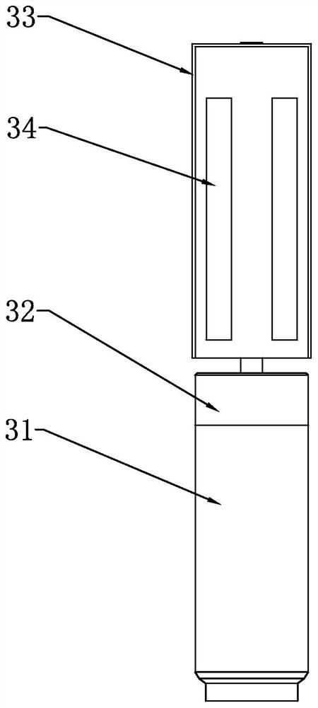 Internal mixer for V belt production and V belt capable of reducing dynamic heat generation