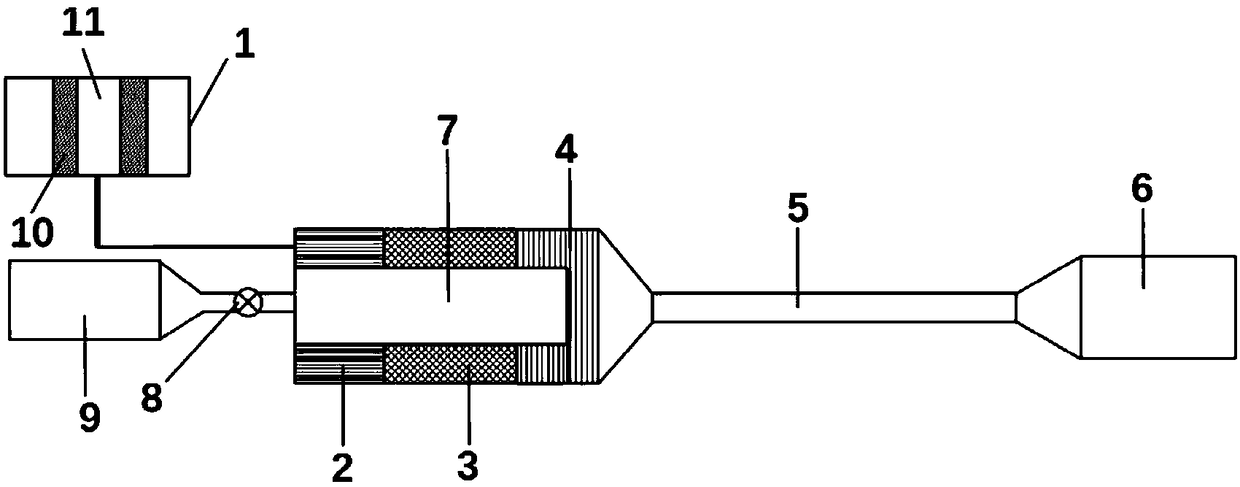 Small-hole type pulse tube thermoacoustic refrigerator