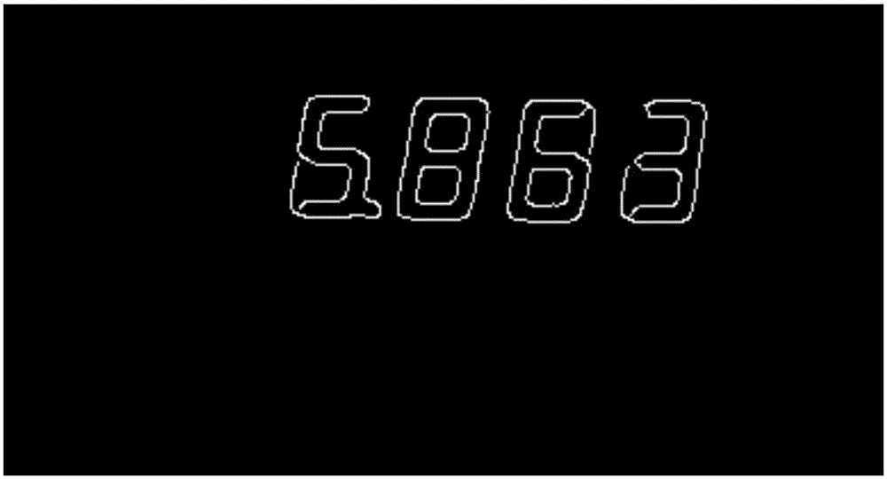 Robust industrial electric meter digital number recognition method