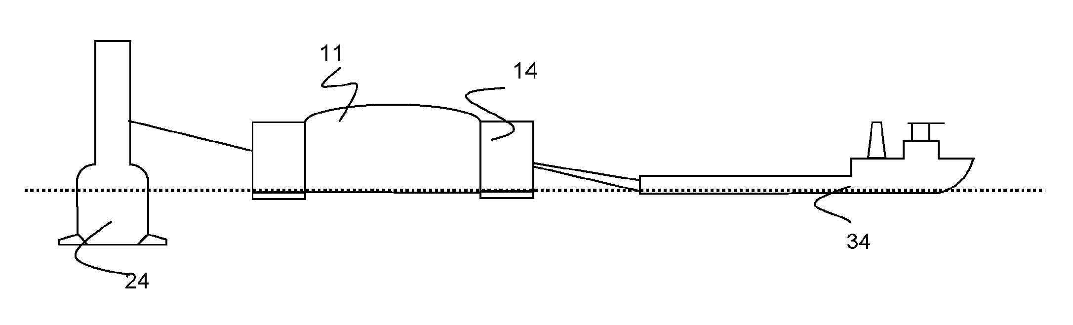 Hydrocarbon production and storage facility