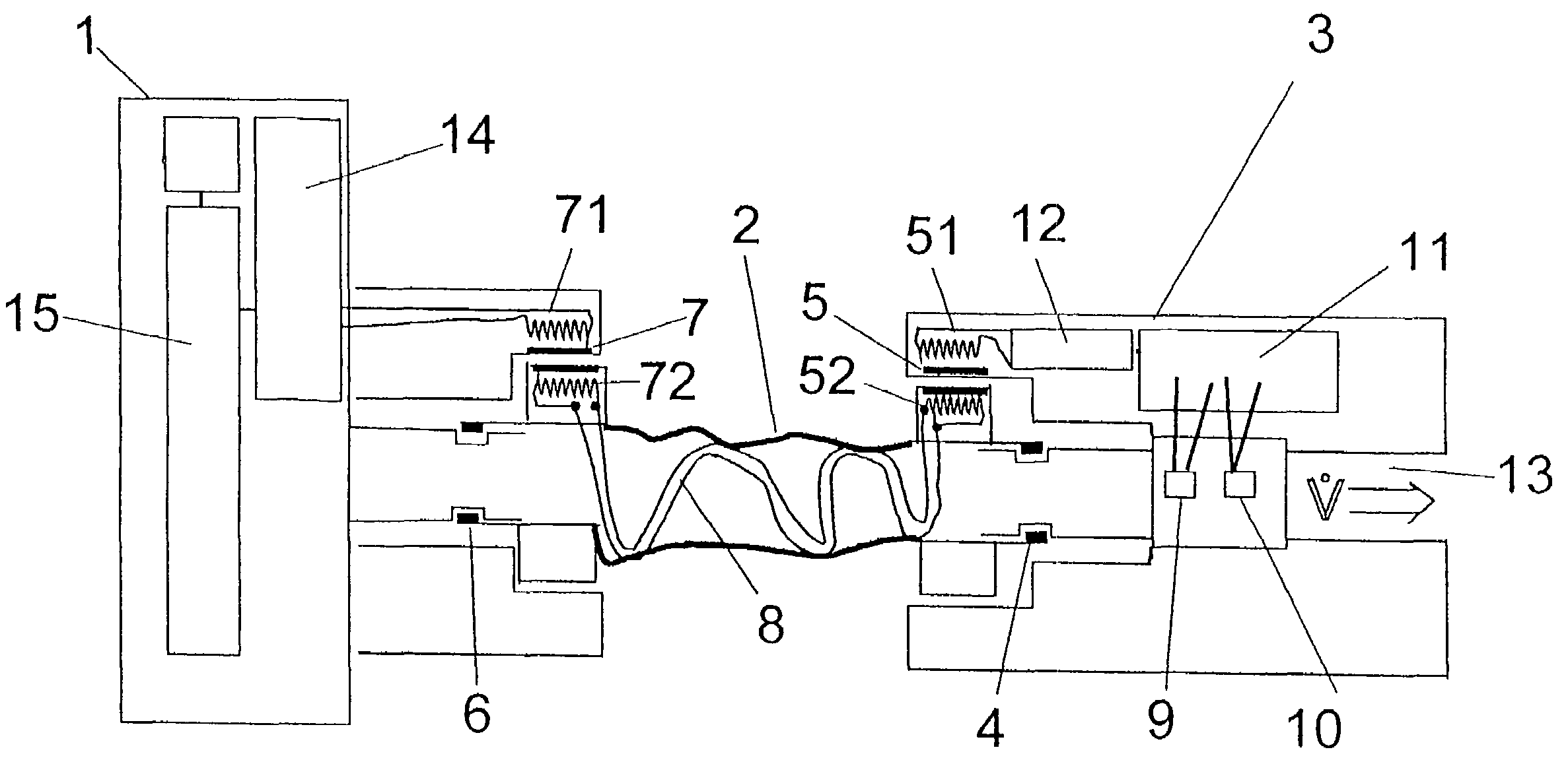 Breathing gas tube for a respirator