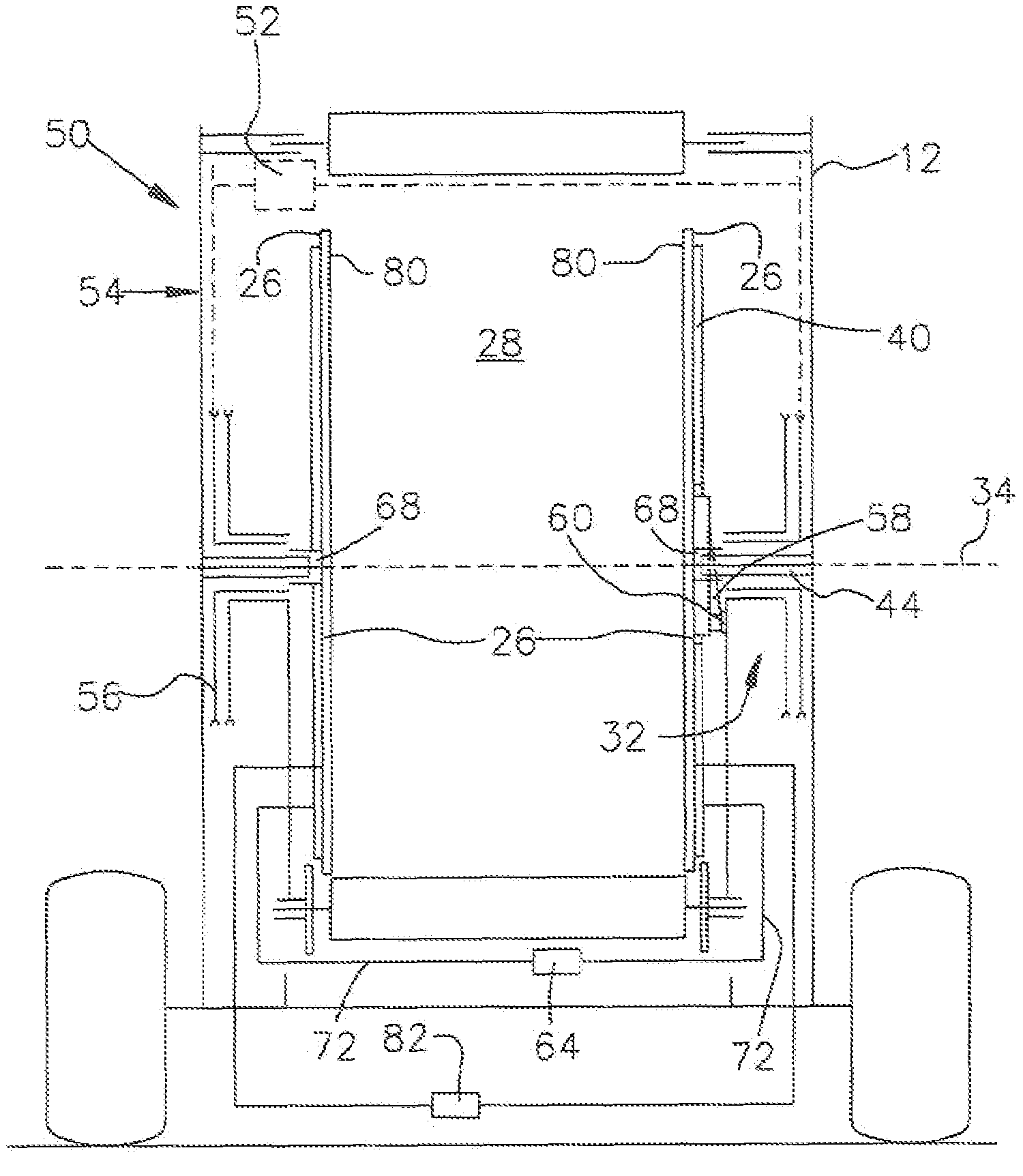 Baler with moisture sensing arrangement