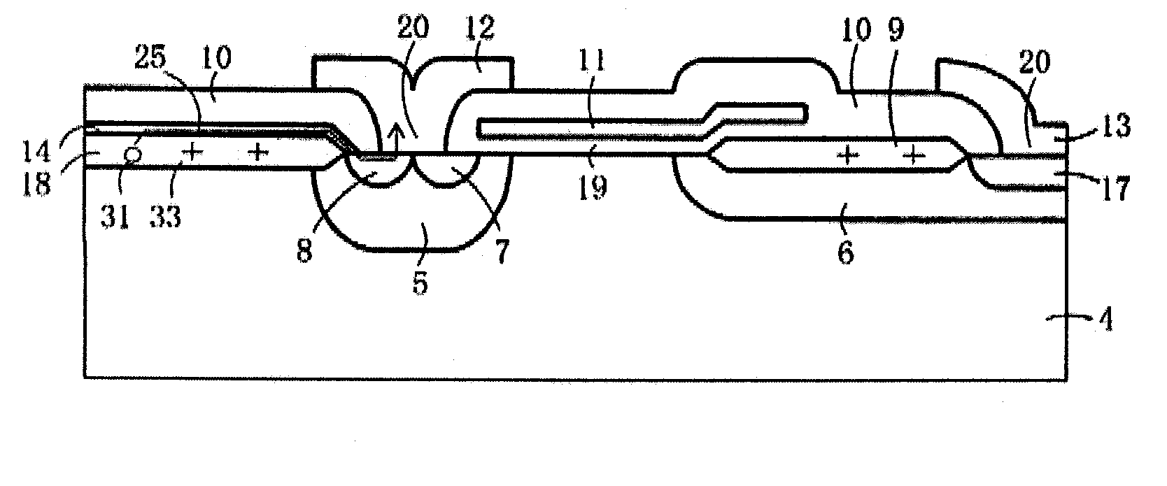 Mos type semiconductor device