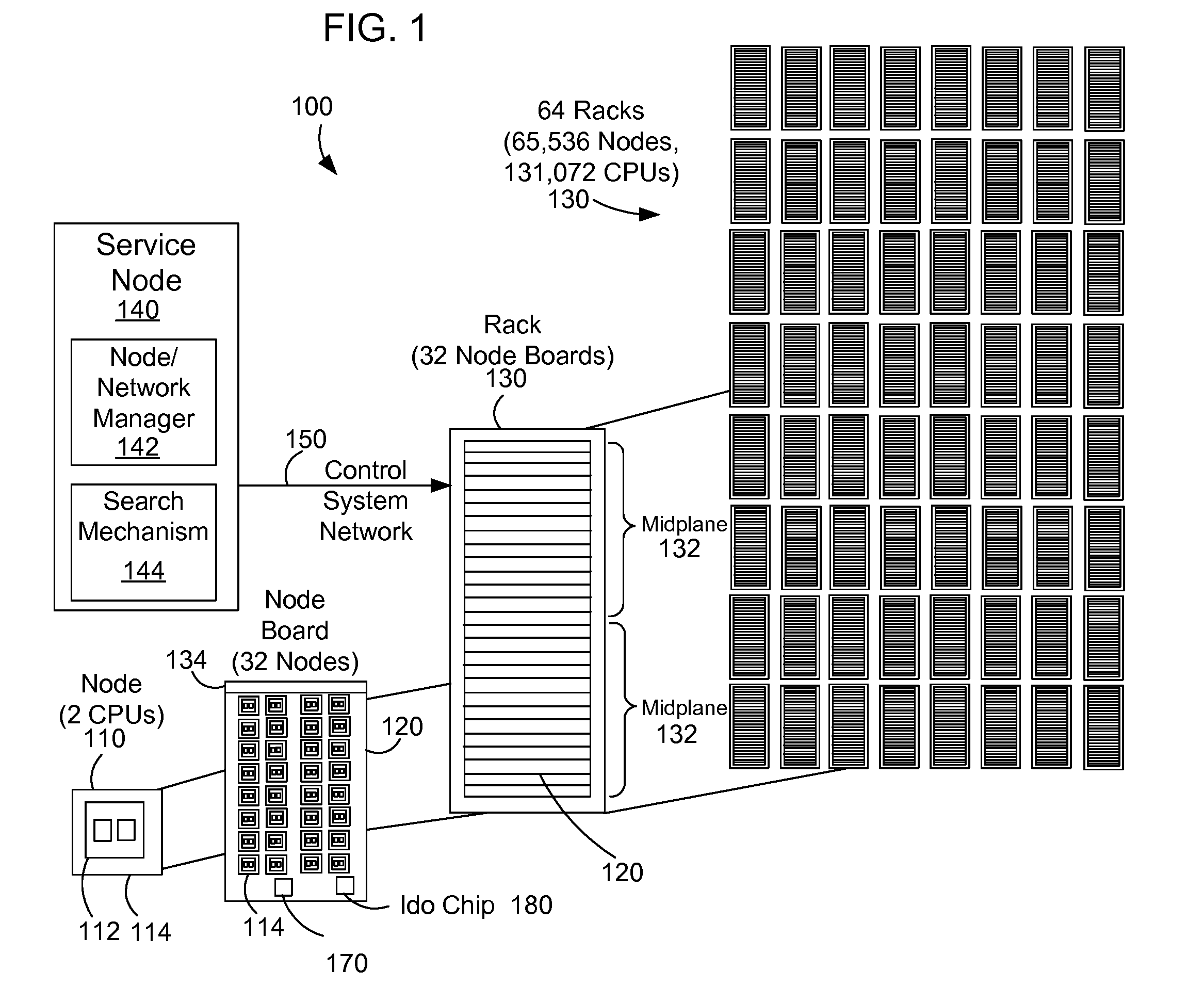 Database retrieval with a non-unique key on a parallel computer system