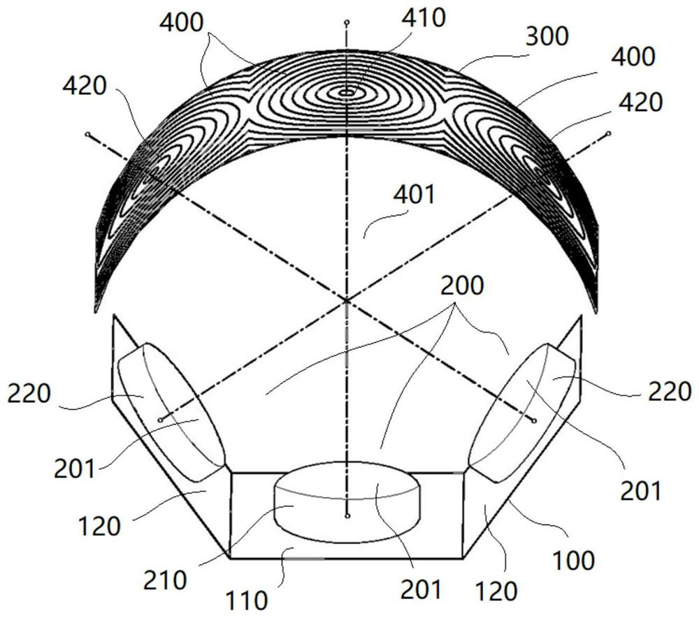 Fresnel lens unit sensing device