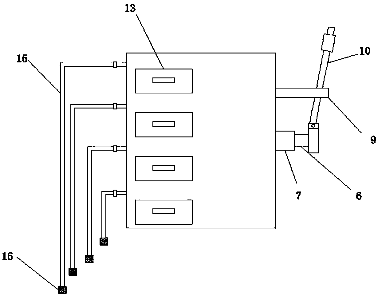 Novel multi-point water sample collection device for environmental detection