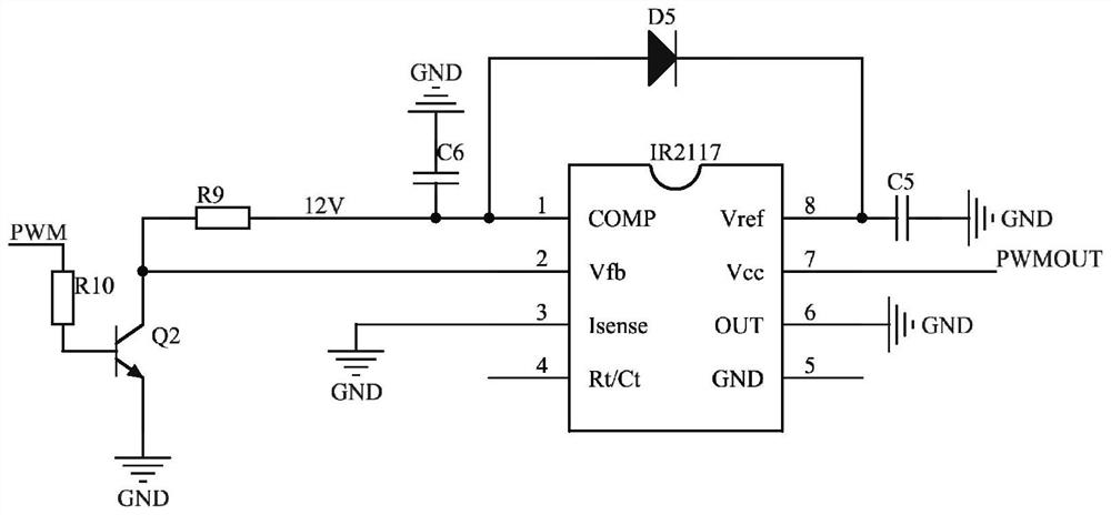 High-voltage pulse switching power supply