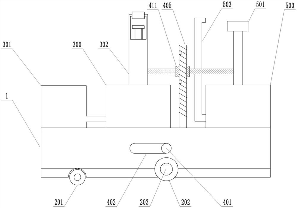 Intelligent painting device for building wall