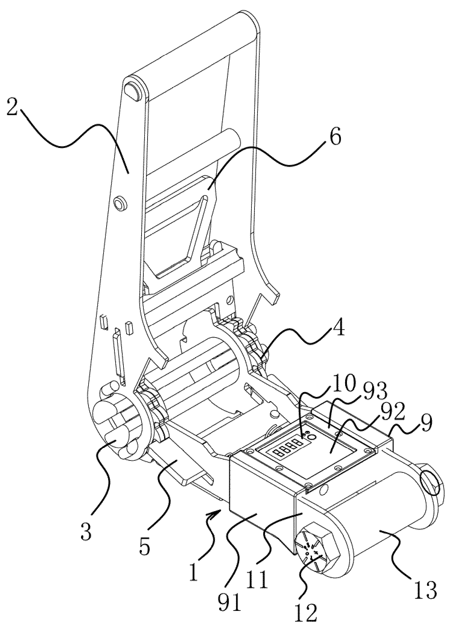 Force measuring ratchet tie down