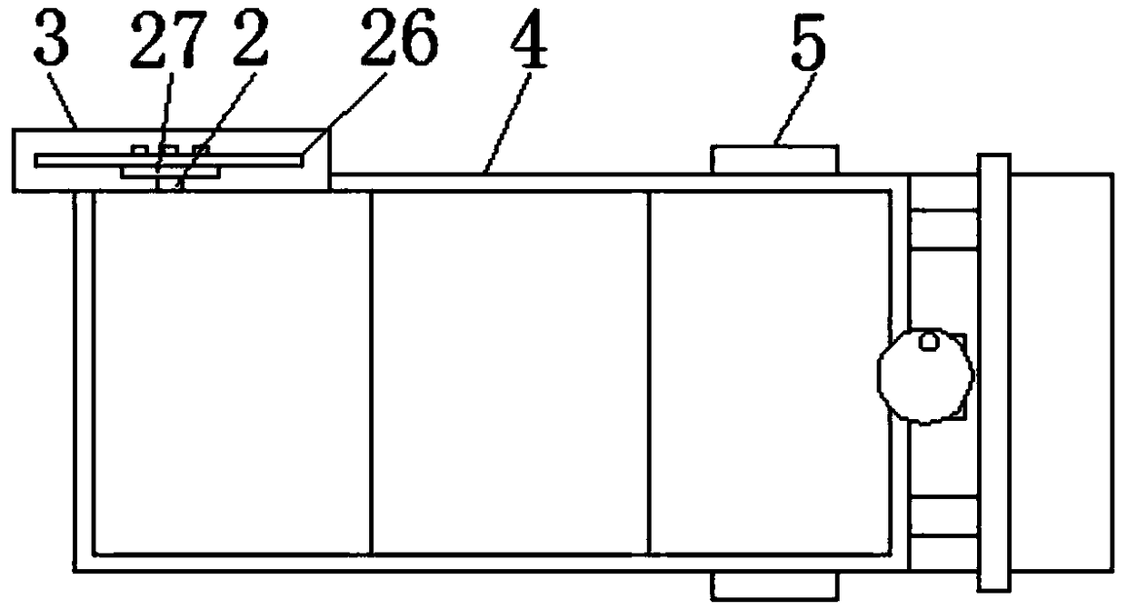 Grooving device for cement concrete road pavement for highway engineering