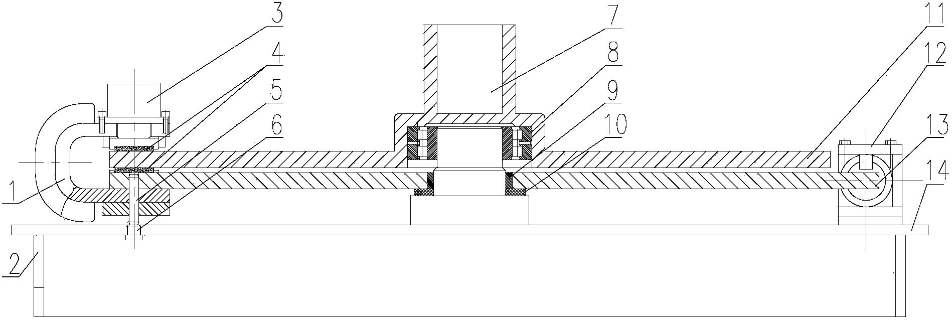 Large torque and super-large torque test system for engineering equipment