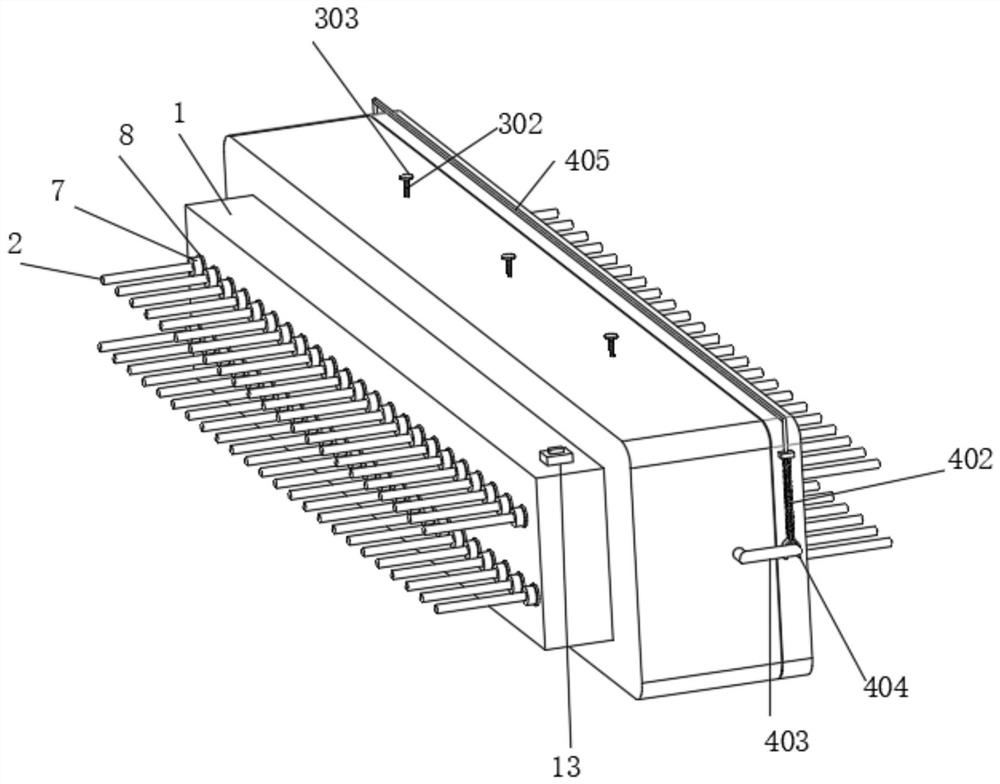 Ultramicro rectangular electric connector and production process thereof