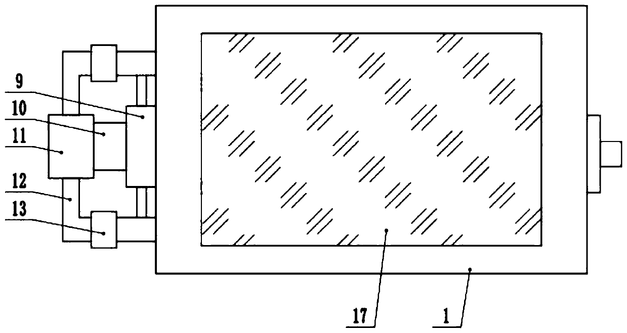 Wood industry plate drying device