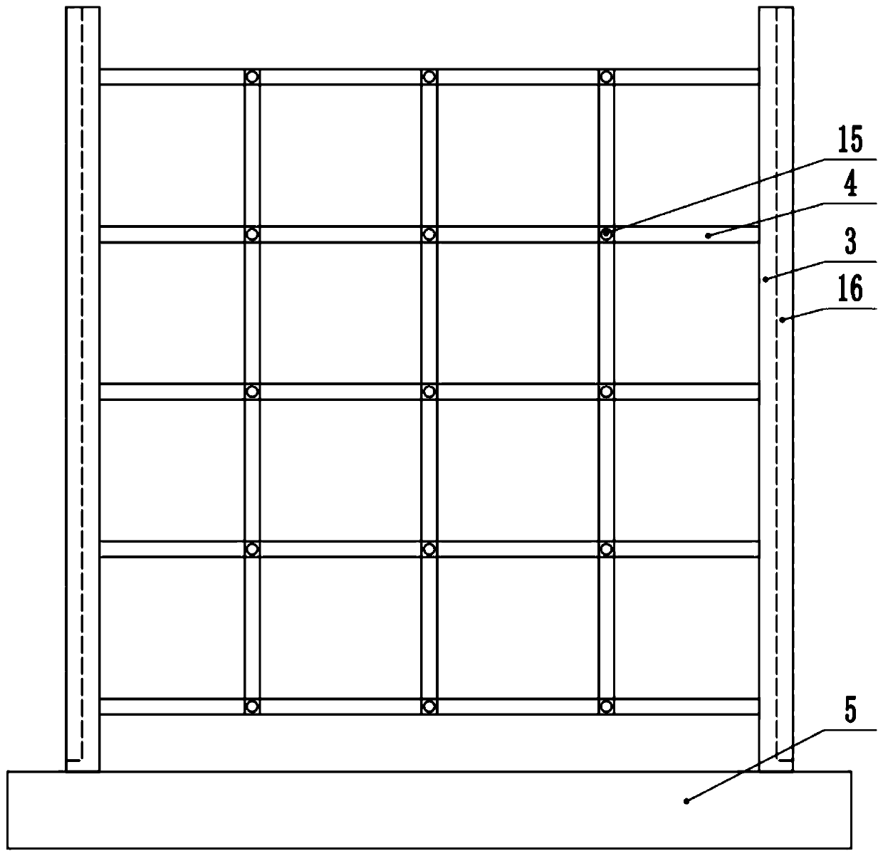 Wood industry plate drying device