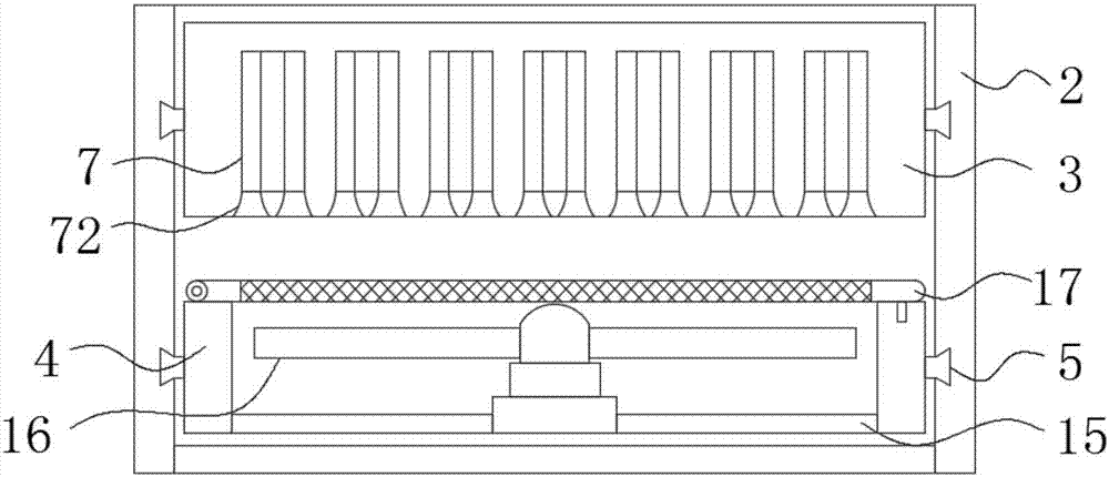 Server storage device convenient for heat dissipation, replacement and mounting