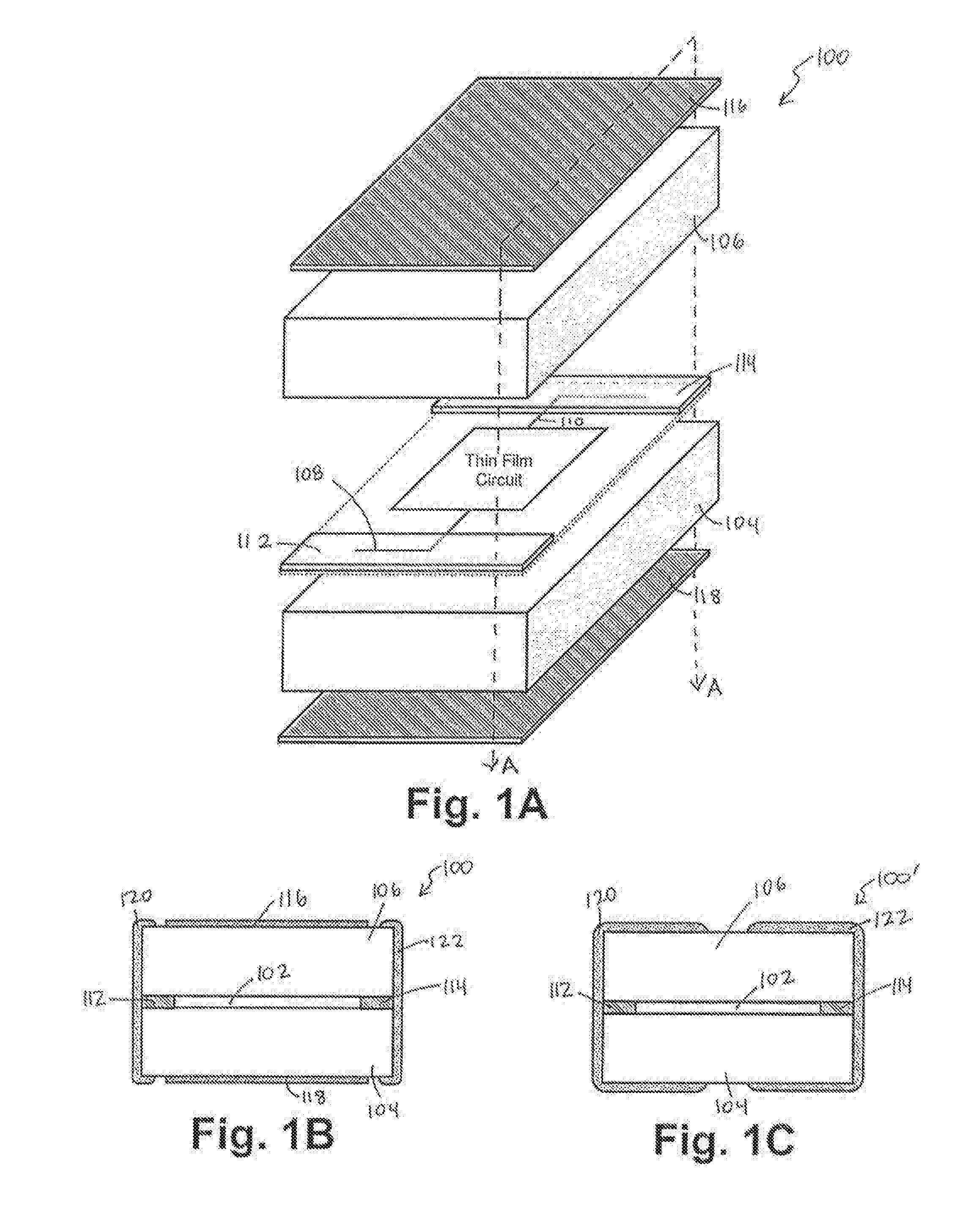 Thin film surface mount components