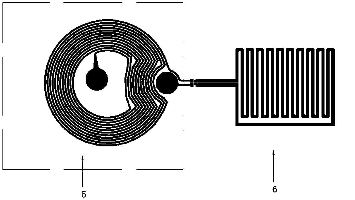 Novel double-frequency fragile RFID tag antenna and production method thereof