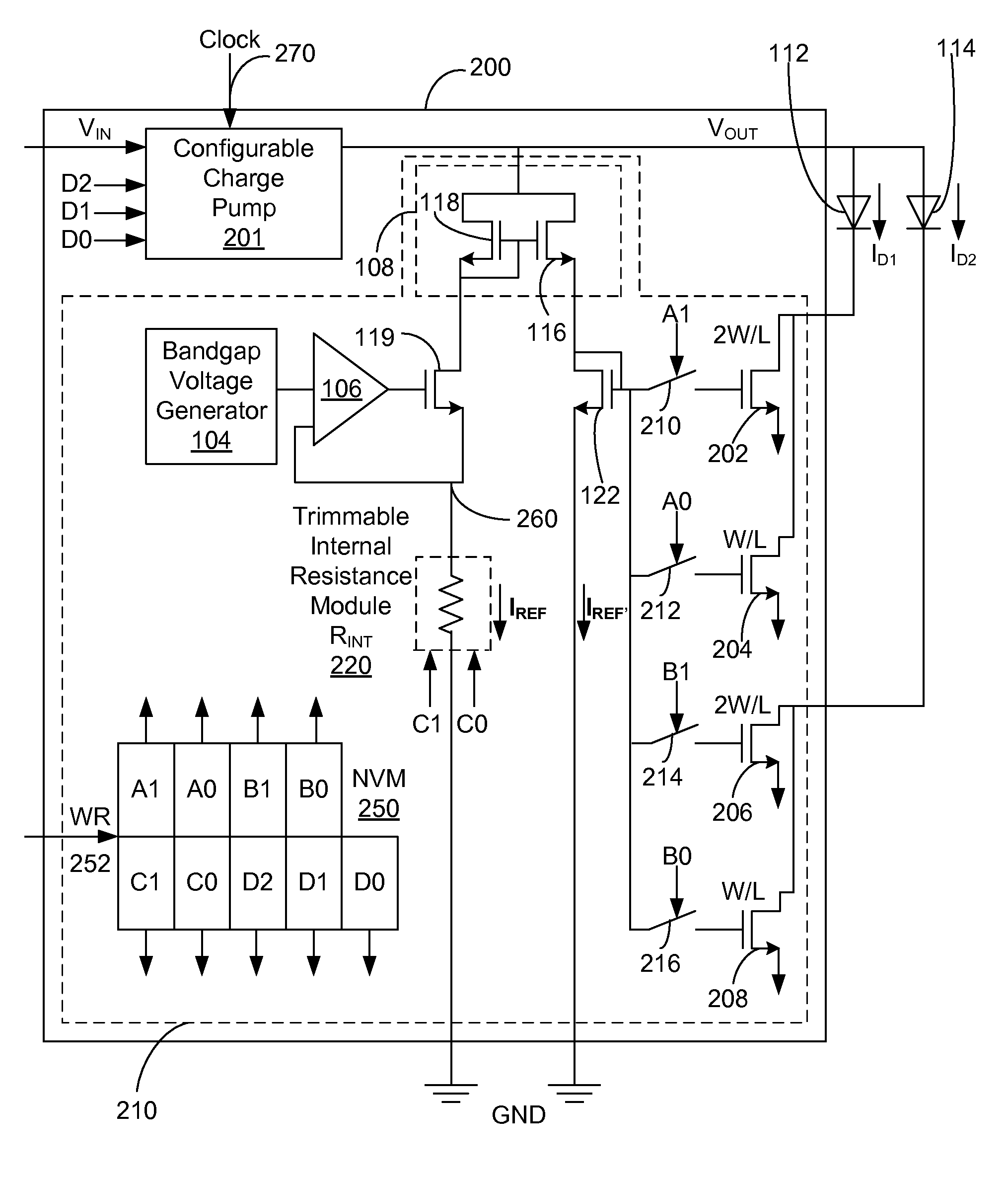 Programmable LED driver