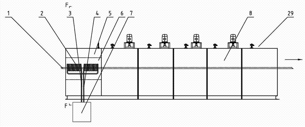 Quenching-tempering sensing rapid heating equipment and technology of heat treatment production line of bimetal strip sawblade