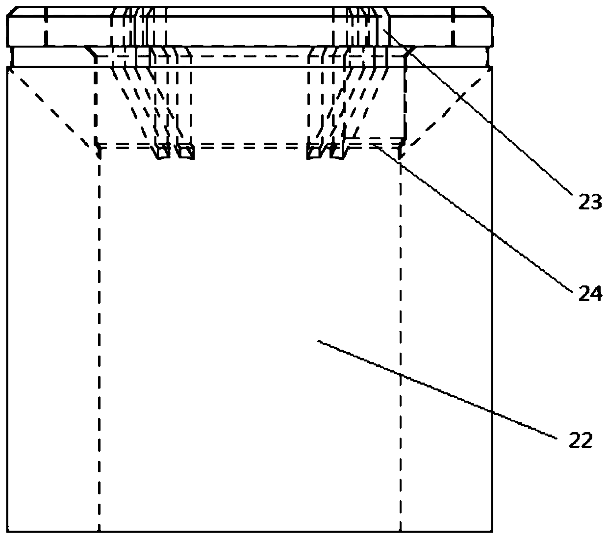 Micropore detection device and using method thereof