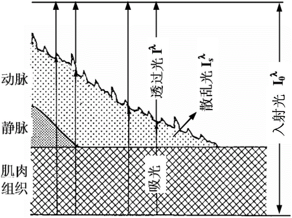 Device and method for detecting blood pressure and oxyhemoglobin saturation simultaneously