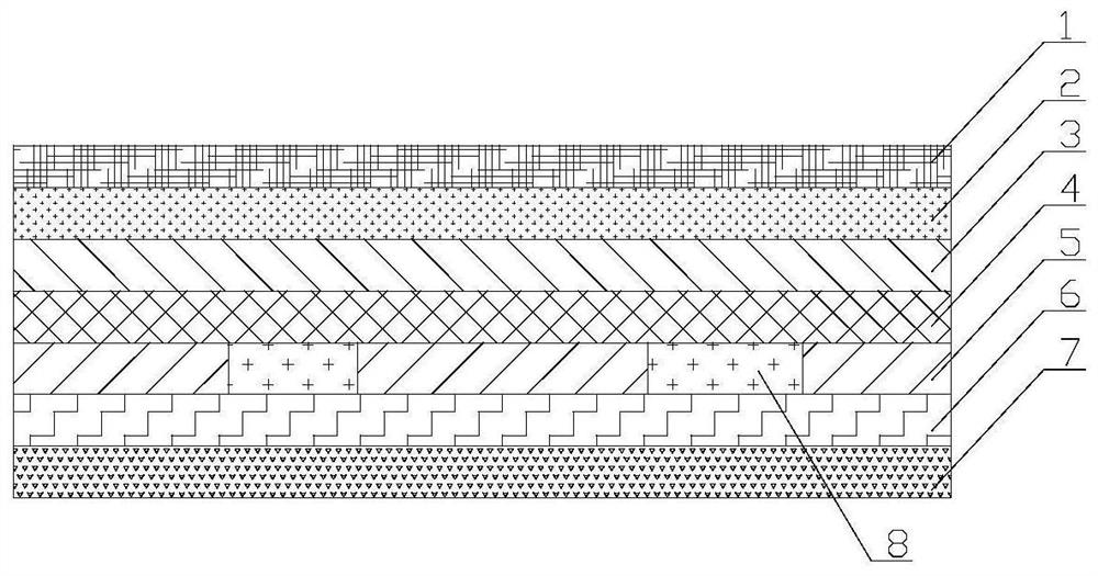 Hidden hollowed-out aluminized pattern holographic anti-counterfeiting transfer paper and manufacturing method thereof