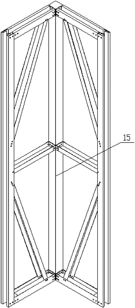 L-shaped light-steel frame, L-shaped light-steel assembled composite wallboard and installation method of L-shaped light-steel assembled composite wallboard