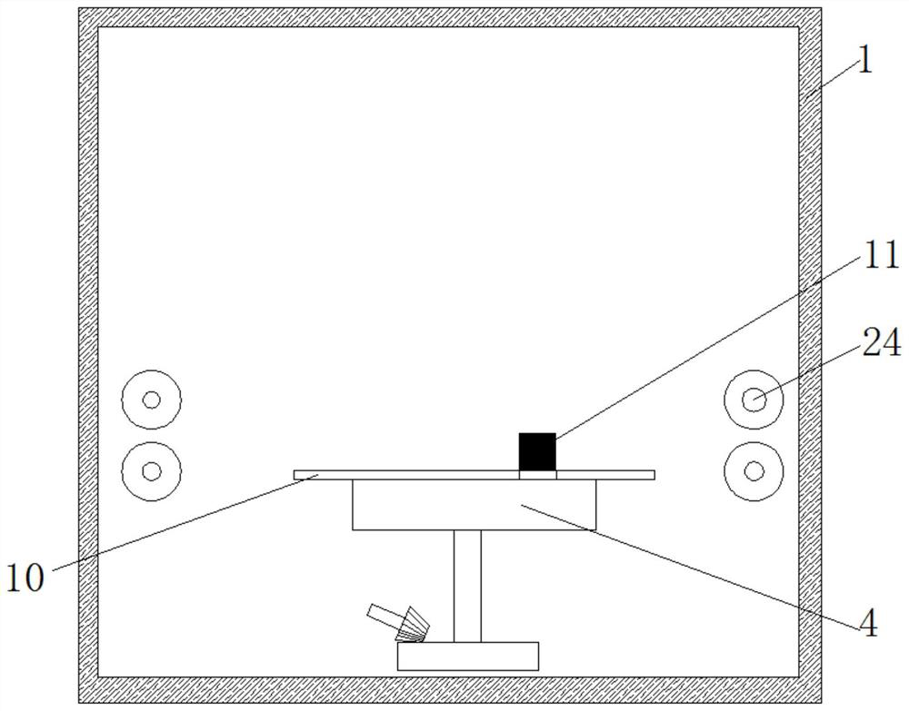 Leather surface cleaning device for leather product production