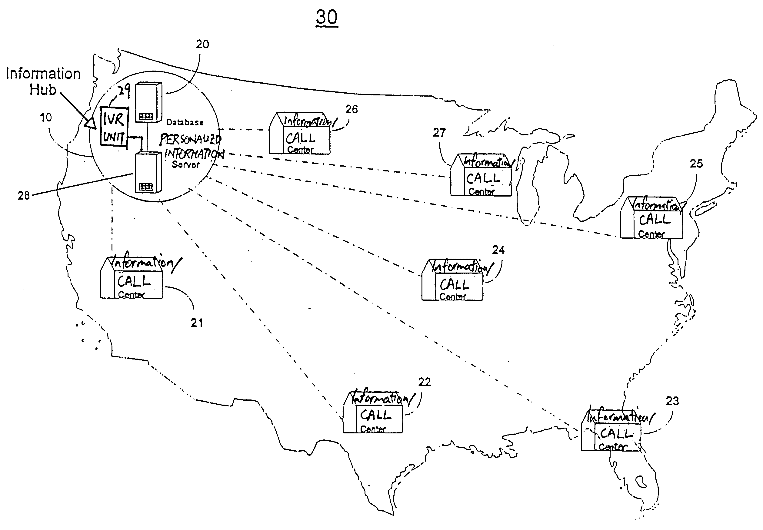 Technique for providing personalized information and communications services