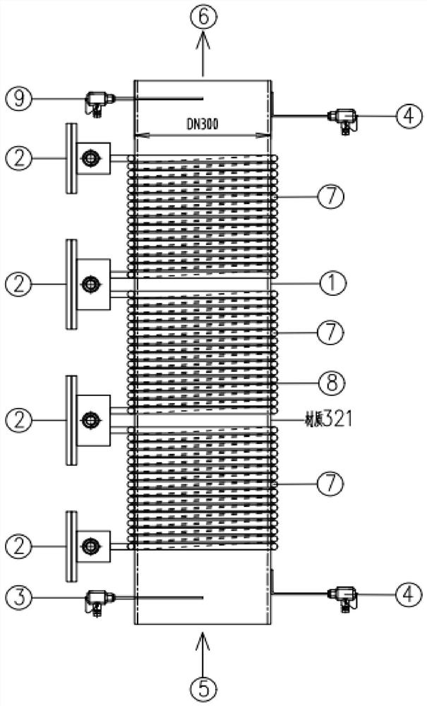 High-temperature heat radiation type explosion-proof heater and control system