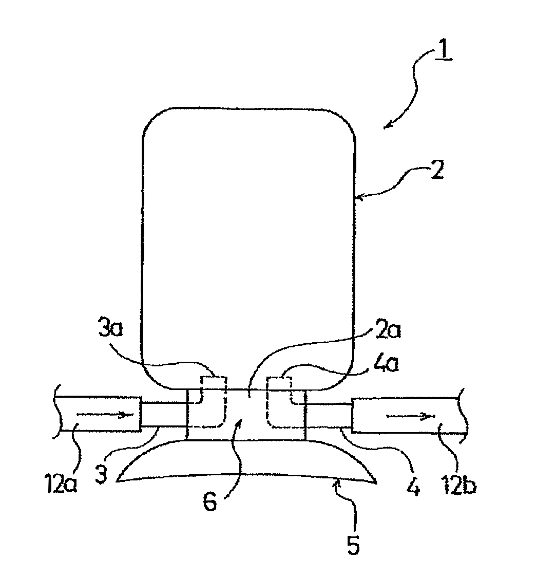 Flat tire sealant storage container and flat tire repair device