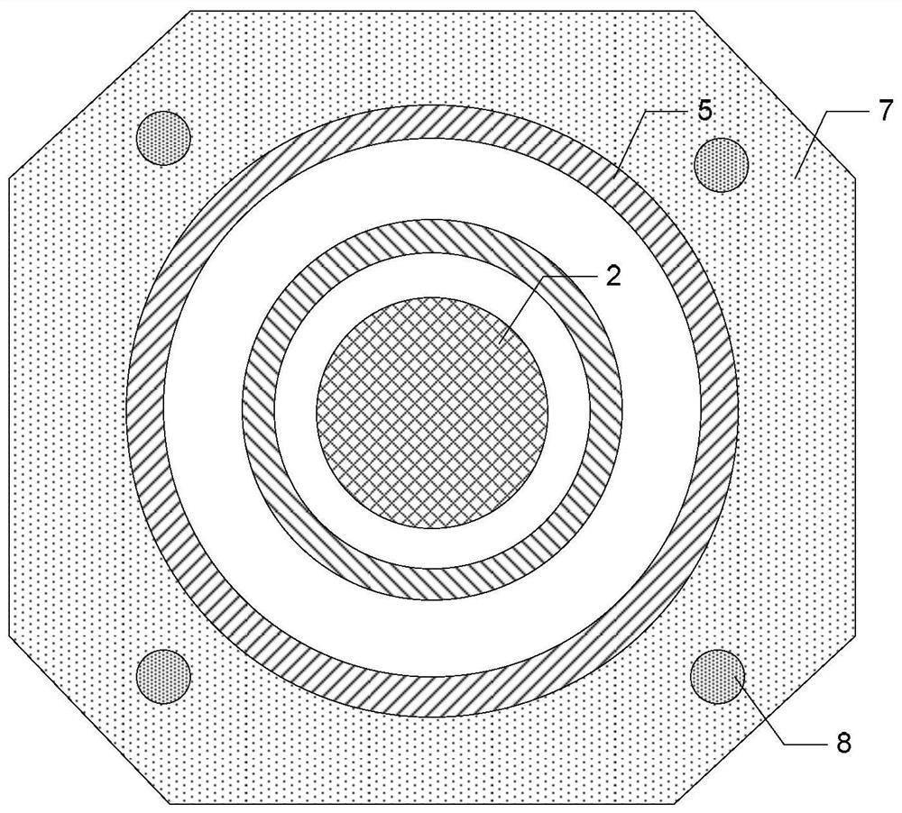 Magnetic circuit designing method capable of adjusting magnetic interface form of magnetic conductive column Hall thruster