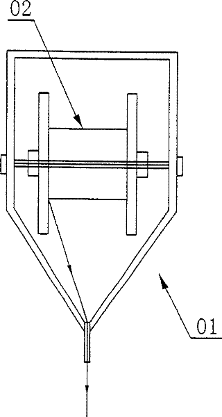 Untwisting pay-off device