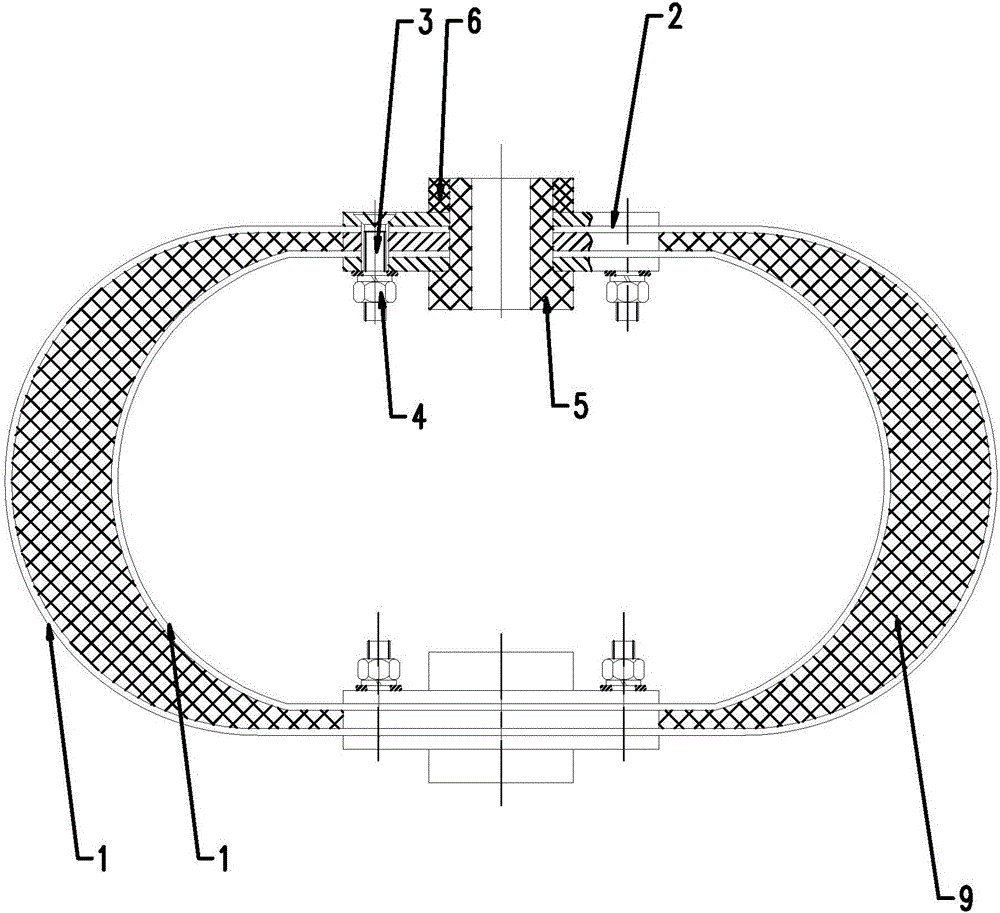 Spring steel plate vibration isolator