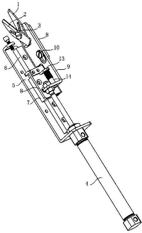 Thread cutting device of sewing machine