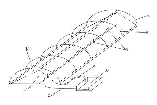 Temperature-controlled sunshade greenhouse