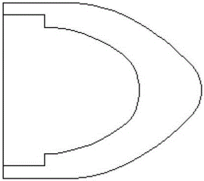 Titanium-steel composited warhead shell