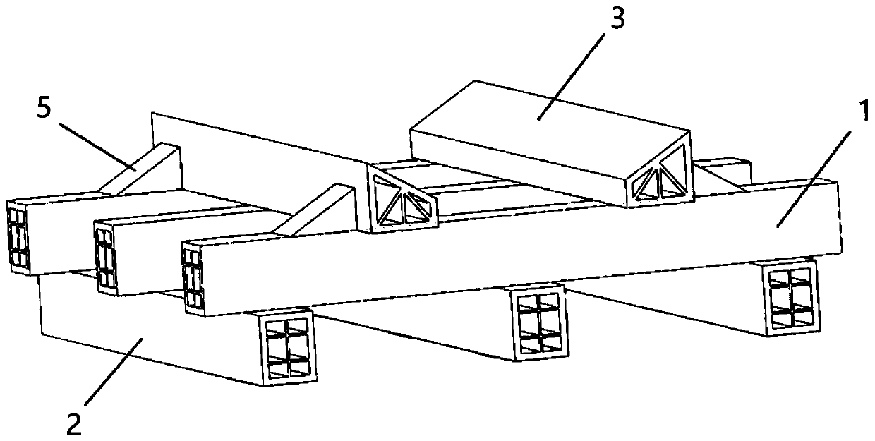 Pallet for placing coil materials