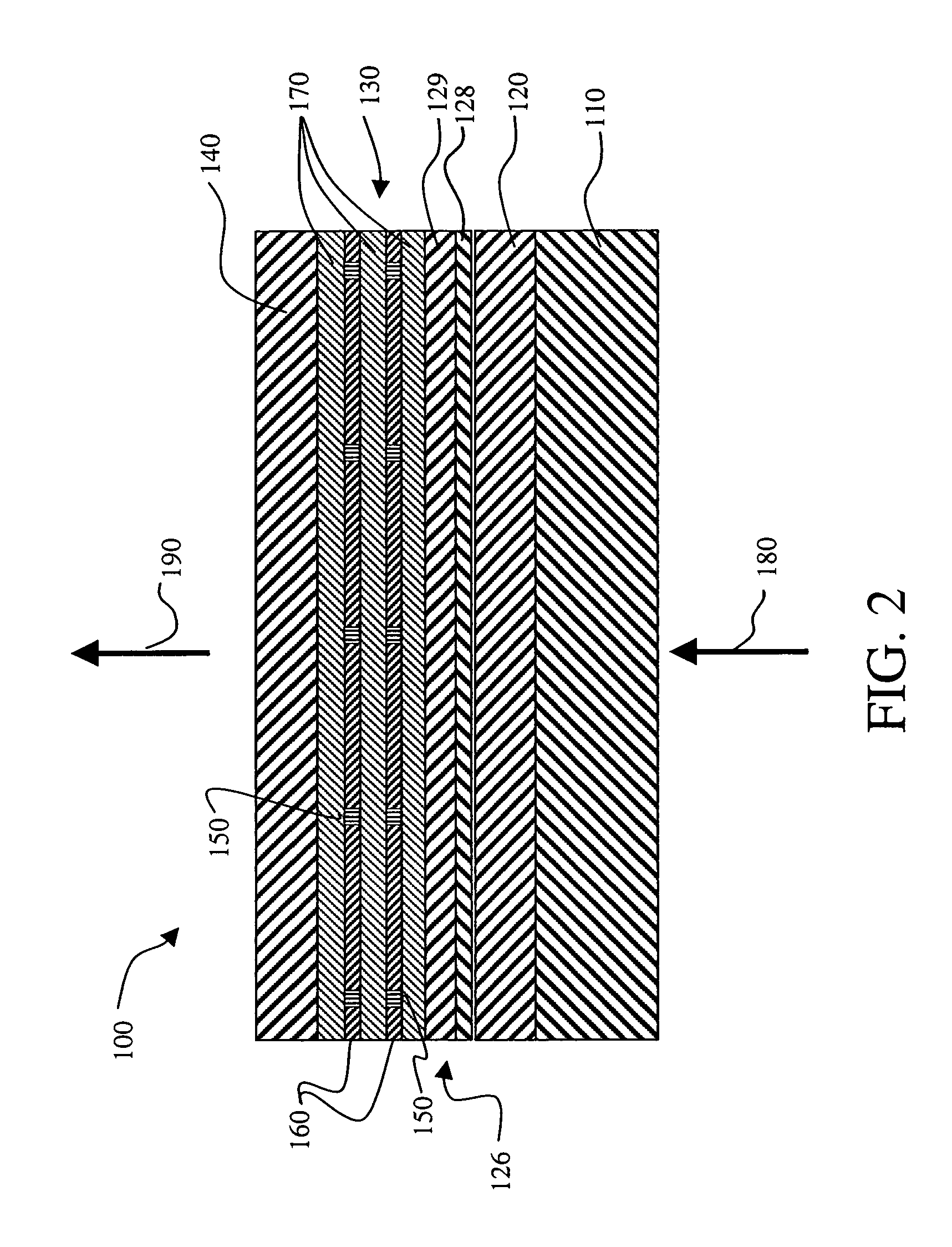 Vertical cavity laser producing different color light