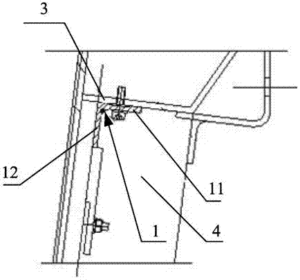 Side door sealing device