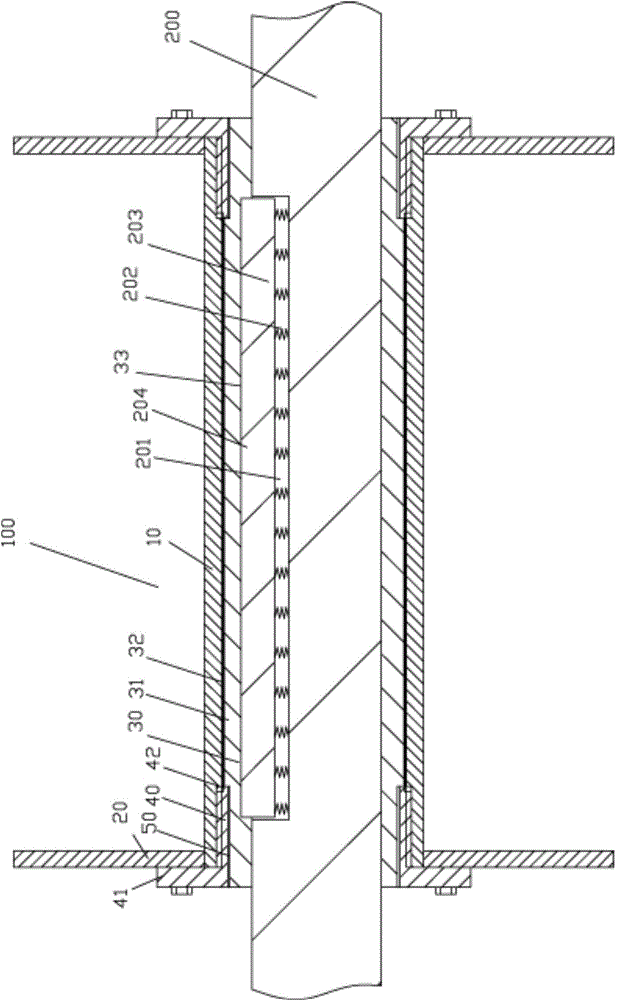 Detachable warp knitting machine pan head