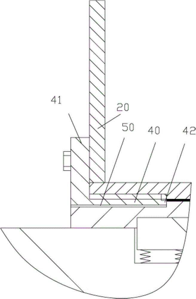 Detachable warp knitting machine pan head