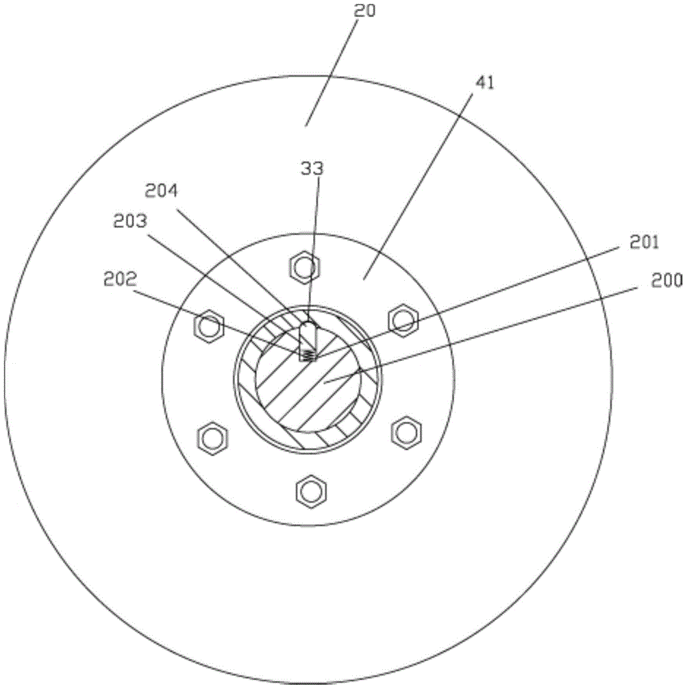 Detachable warp knitting machine pan head