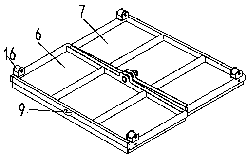 Orchard conveying device with detachable guide rail and method